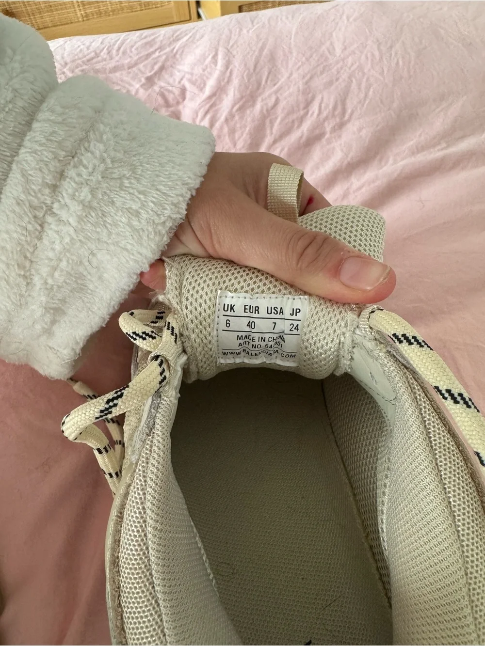 Balenciaga Women's Chunky Cream Beige and Brown Triple S Sneakers